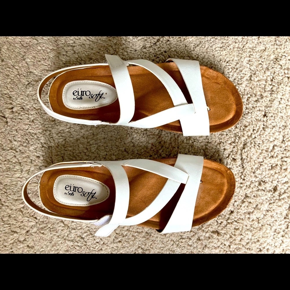 Super Comfy White Sandals